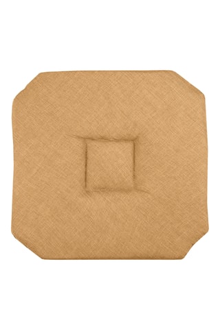 Galette de chaise Bea - Camel - 40 x 40 cm