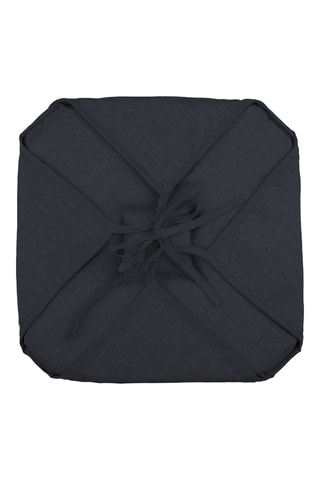 Galette de chaise Bea - Noir - 40 x 40 cm