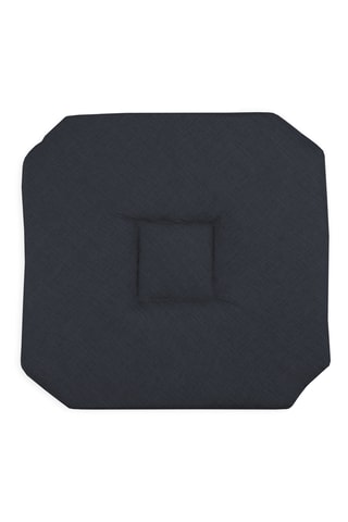 Galette de chaise Bea - Noir - 40 x 40 cm