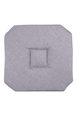 Galette de chaise Bea - Gris - 40 x 40 cm