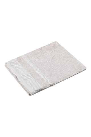 Serviette de toilette Lyla - Gris - 50 x 90 cm