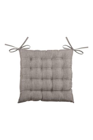 Galette de chaise Bea - Grège - 40 x 40 cm