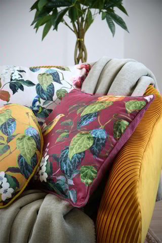 Coussin Emmy - Bordeaux - 40 x 40 cm