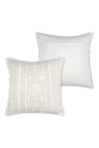 Coussin Clarine - Ivoire - 40 x 40 cm