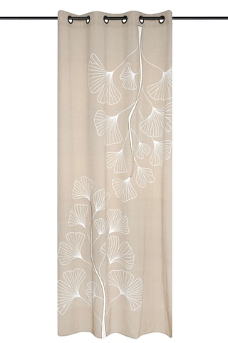 Rideau Nova - Beige et blanc - 140 x 260 cm