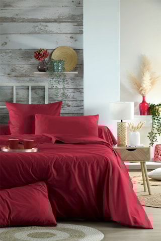 Housse de couette Elysée - Rouge