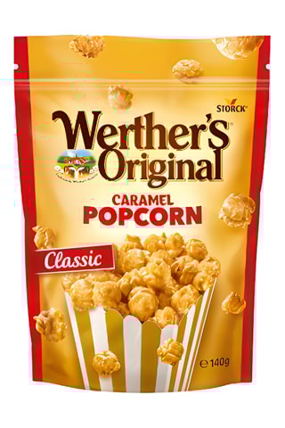 4 x Pop-corn au caramel Werther's Original - 140 g