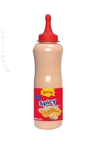4 x Sauce spicy Lenny - Mayonnaise épicée - 500 ml