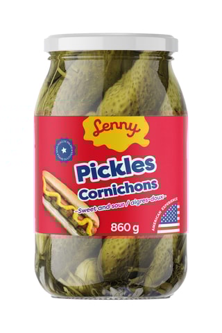 3 x Cornichons assaisonnés à l'aigre-doux XXL Lenny - 490 g