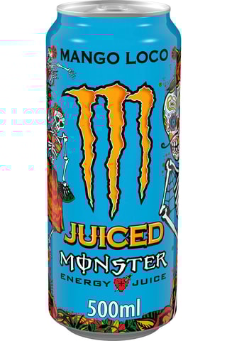 6 x Boisson énergisante Juiced Monster Energy Mango Loco - 500 ml