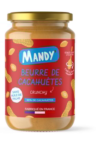 4 x Beurre de cacahuètes avec morceaux - 340 g