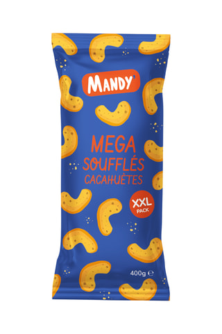 5 x Méga soufflés cacahuètes XXL Mandy - 400 g
