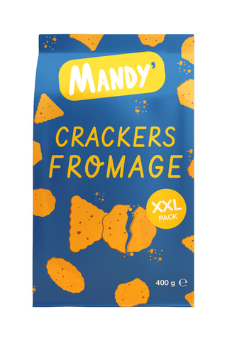 6 x Crackers fromage XXL Mandy - 400 g