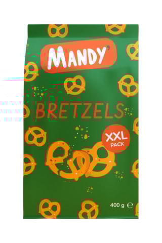 6 x Bretzels salés XXL Mandy - 400 g