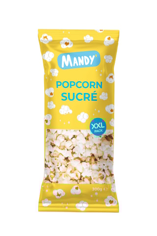 4 x Pop-corn sucré XXL Mandy - 300 g