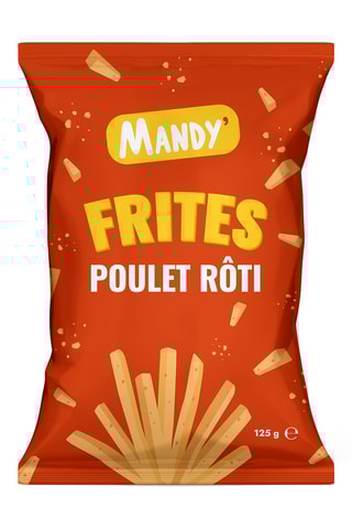 6 x Frites Poulet Rôti Mandy - 125 g