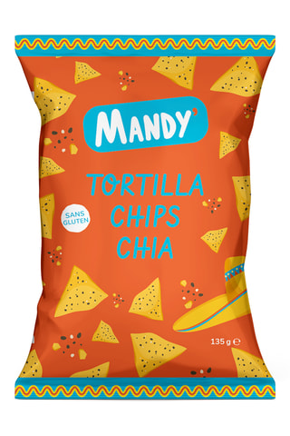 6 x Tortilla chips chia Mandy - 135 g