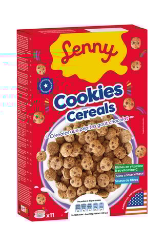 6 x Cookies céréales lenny - Chocolat - 12 x 300 g