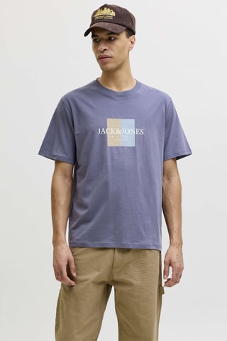 T-shirt relaxed - Bleu