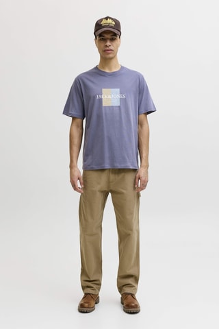 T-shirt relaxed - Bleu