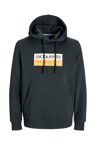 Sweat regular à capuche - Vert foncé