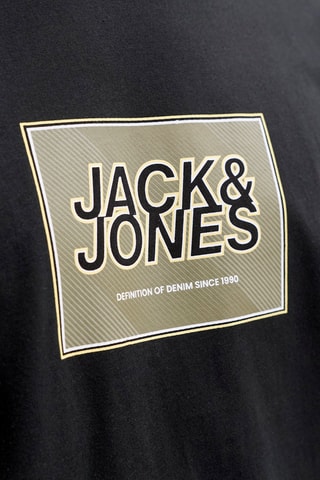 T-shirt regular en coton biologique - Noir