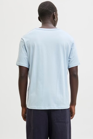 T-shirt relaxed en coton biologique - Bleu clair
