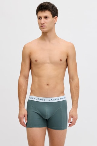 3 boxers en coton biologique - Multicolore