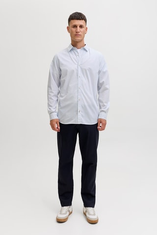 Chemise slim en coton biologique - Blanc