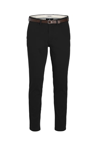 Chino slim en coton biologique - Noir
