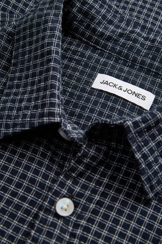 Chemise relaxed en coton biologique - Bleu