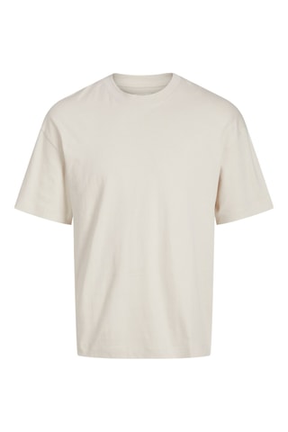 2 t-shirts loose - Beige et vert sauge