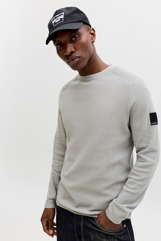 Pull regular - Gris clair