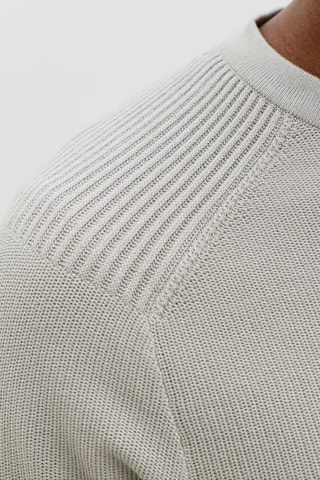 Pull regular - Gris clair