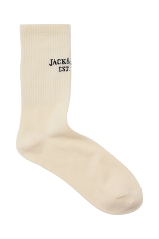 3 paires de chaussettes - Beige et blanc