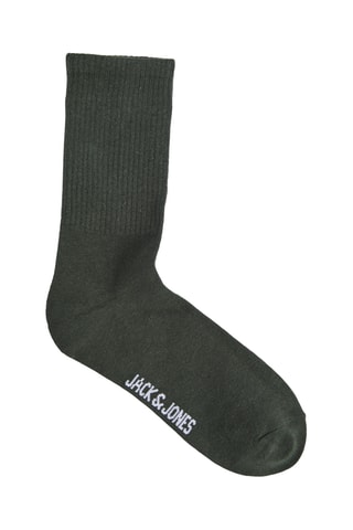 3 paires de chaussettes - Kaki et bleu