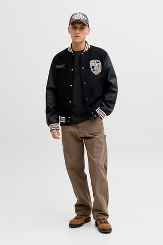 T-shirt relaxed en coton biologique - Noir