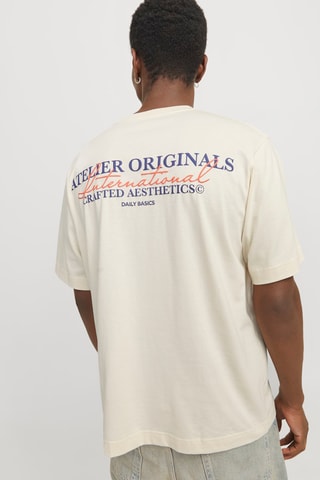 T-shirt relaxed - Ecru