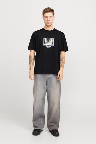 T-shirt relaxed - Noir