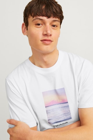 T-shirt relaxed - Blanc