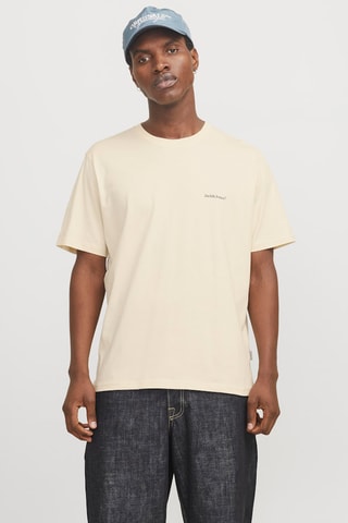 T-shirt relaxed - Blanc cassé