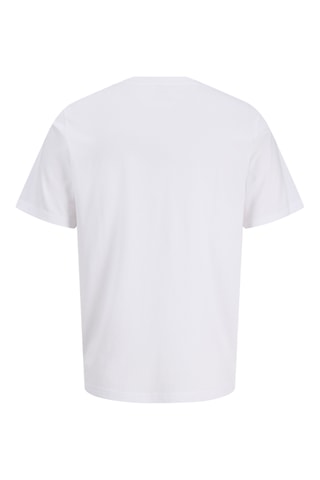 T-shirt regular en coton biologique - Blanc