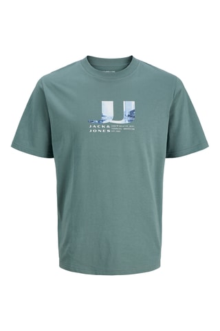 T-shirt regular en coton biologique - Vert