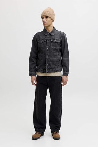 Veste en jean et coton biologique - Noir