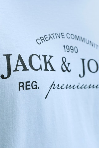 T-shirt regular en coton biologique - Bleu clair