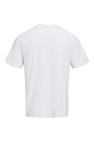 T-shirt regular en coton biologique - Blanc