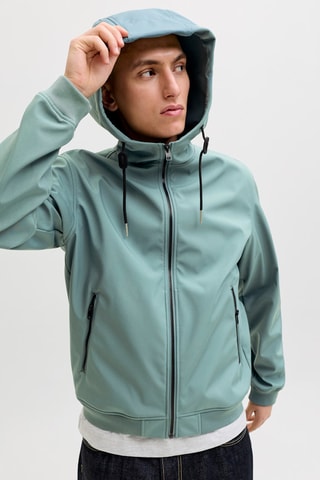 Veste à capuche - Vert d'eau