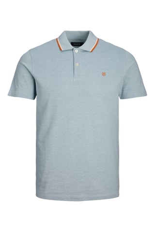2 polos slim - Gris et bleu