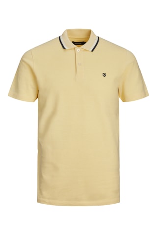 3 polos slim - Jaune et bleu