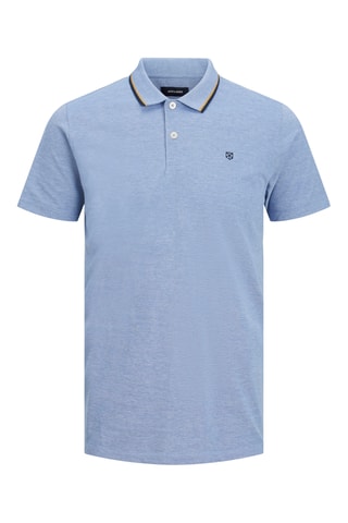 3 polos slim - Bleu marine et blanc